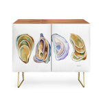Watercolor Oysters Credenza