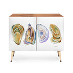 Watercolor Oysters Credenza