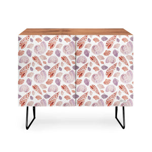 Watercolor Seashells i Credenza