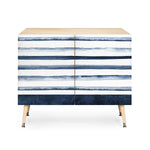 Stripes Watercolor Pattern Credenza