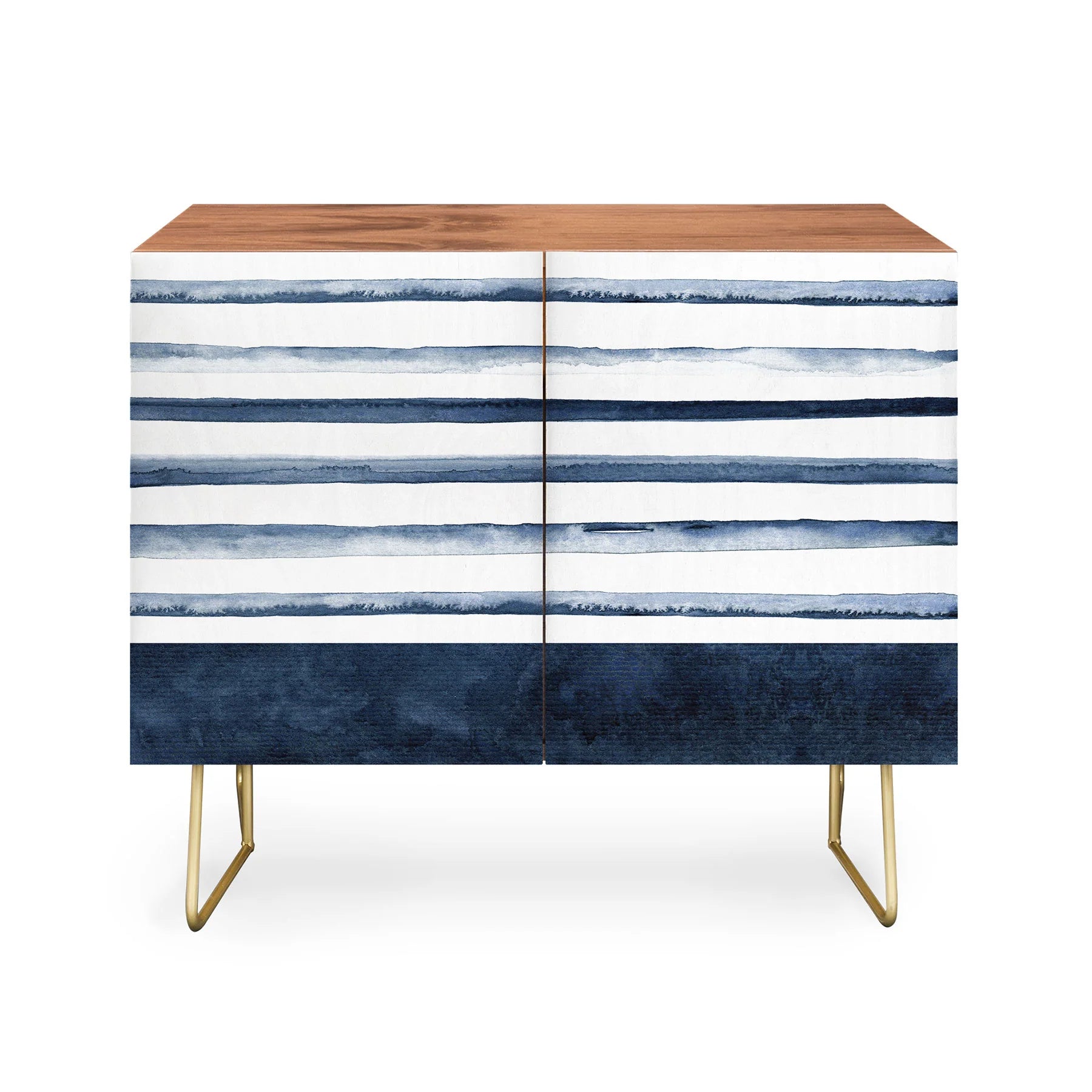 Stripes Watercolor Pattern Credenza