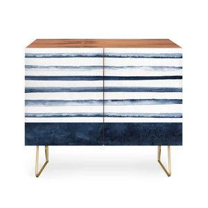 Stripes Watercolor Pattern Credenza