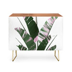 Banana Leaf Plant Collage Credenza