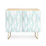 Coral in Seaglass Credenza