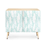 Coral in Seaglass Credenza
