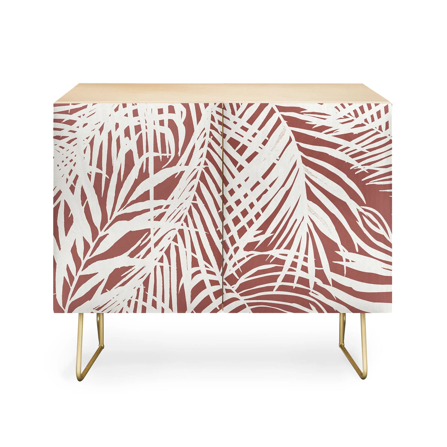 Palm Leaf Monochrome WPM Credenza
