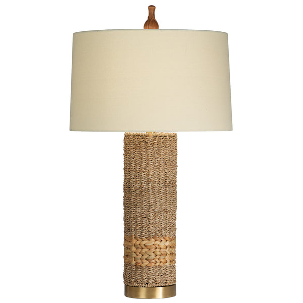 Maui Table Lamp with Oatmeal Linen Shade