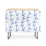 Watercolor Anchor Credenza