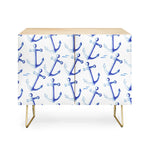 Watercolor Anchor Credenza