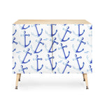 Watercolor Anchor Credenza