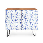 Watercolor Anchor Credenza