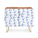 Watercolor Anchor Credenza