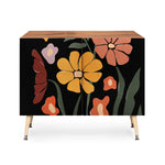 Tropical Floral Night Credenza