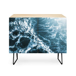 Teal Waves Credenza