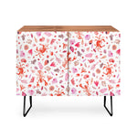 Crabs & Lobsters Coastal Coral Reef Credenza