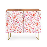 Crabs & Lobsters Coastal Coral Reef Credenza