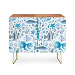 Fishes Shells Seahorse Credenza