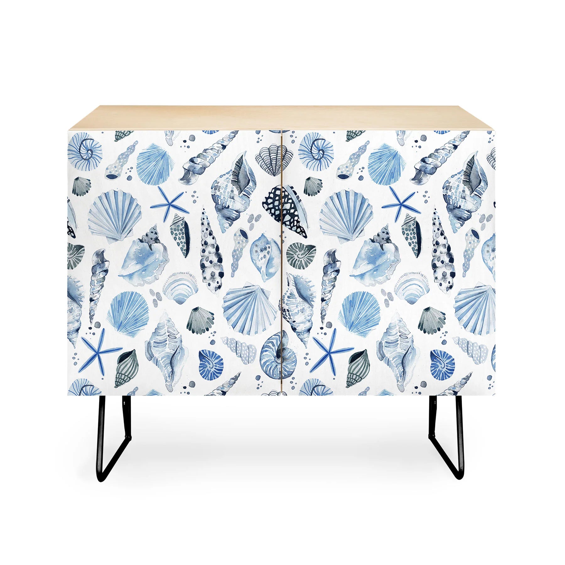 Sea Shells Ocean Marine Credenza