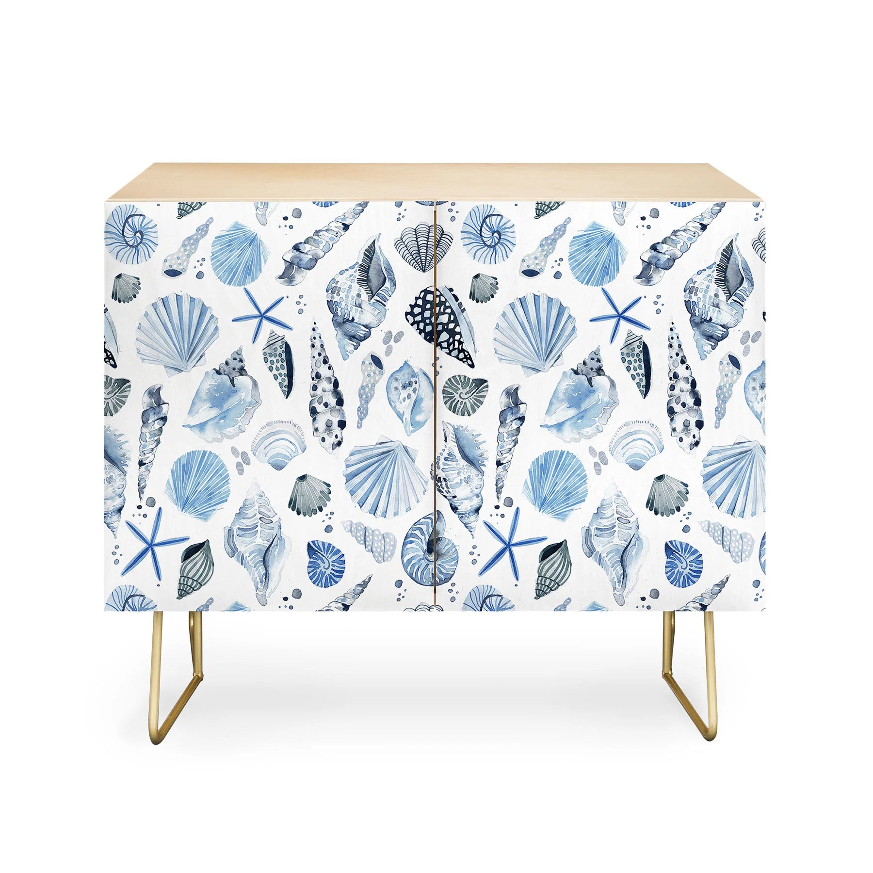 Sea Shells Ocean Marine Credenza