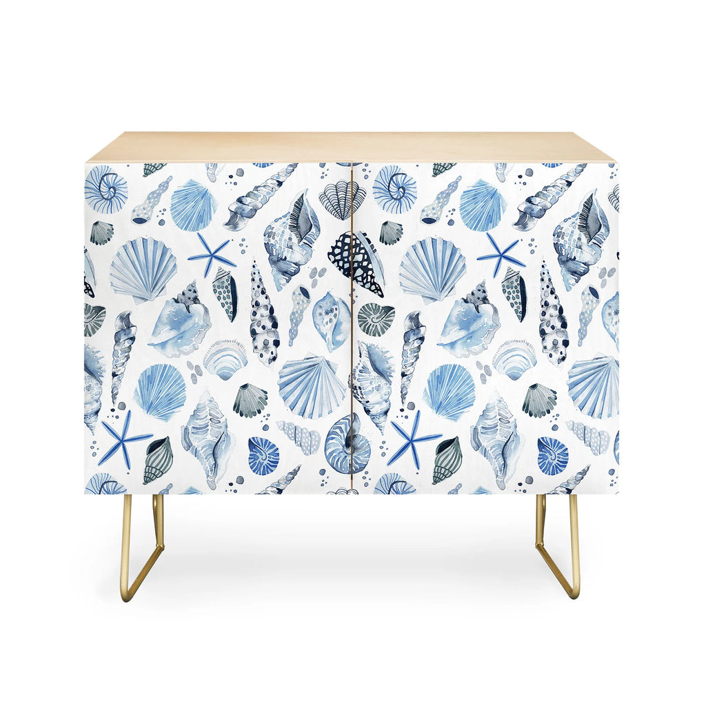 Sea Shells Ocean Marine Credenza