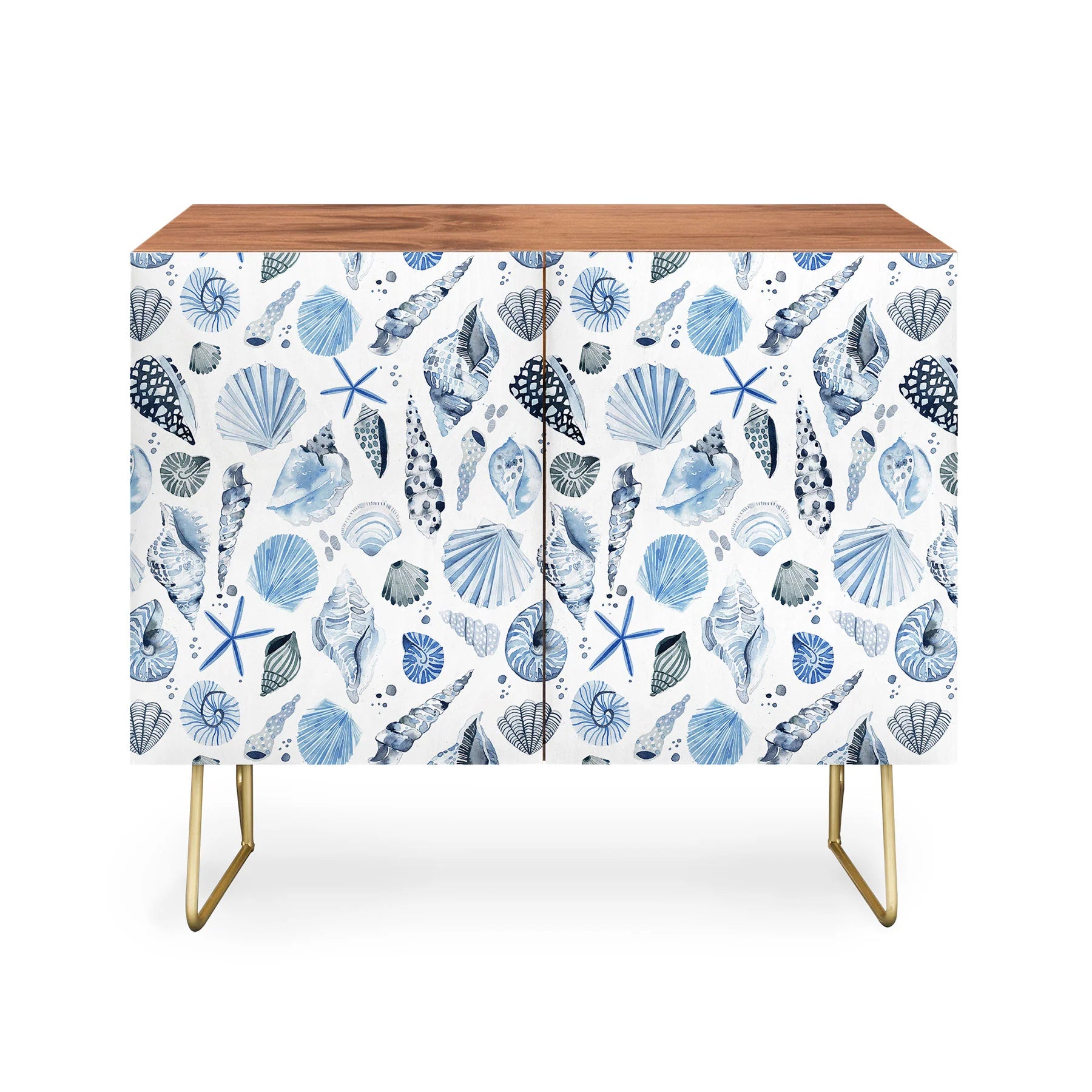 Sea Shells Ocean Marine Credenza