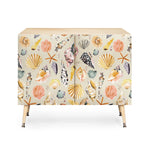 Sea Shells Ocean Marine Coastal Sand Credenza