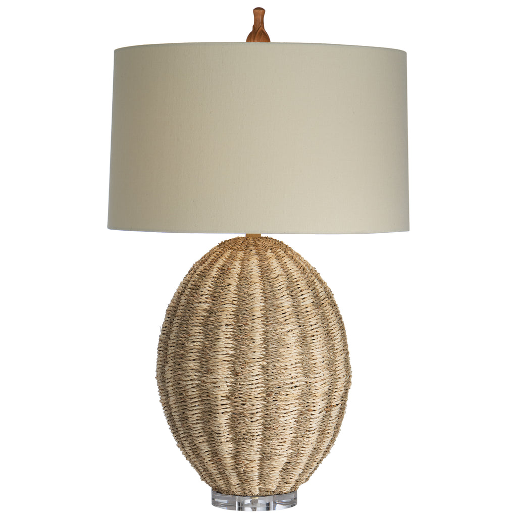 Rosemary Table Lamp with Oatmeal Linen Shade