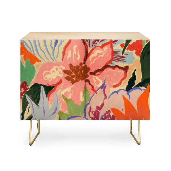 Summer Bouquet II Credenza