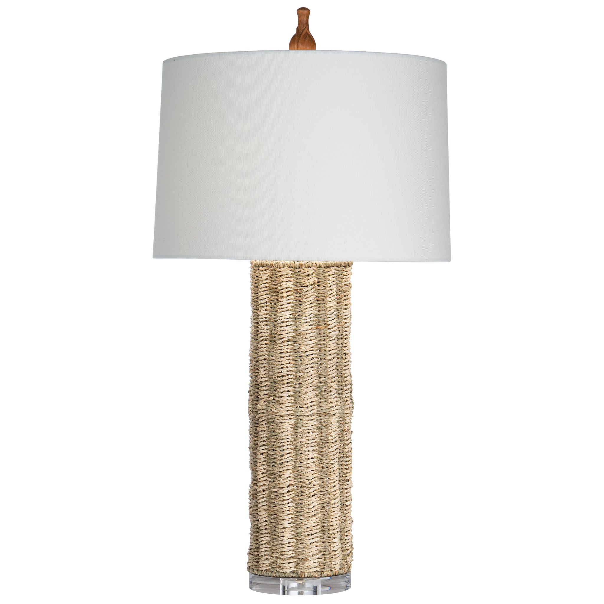 Sanibel Table Lamp with White Drum Shade
