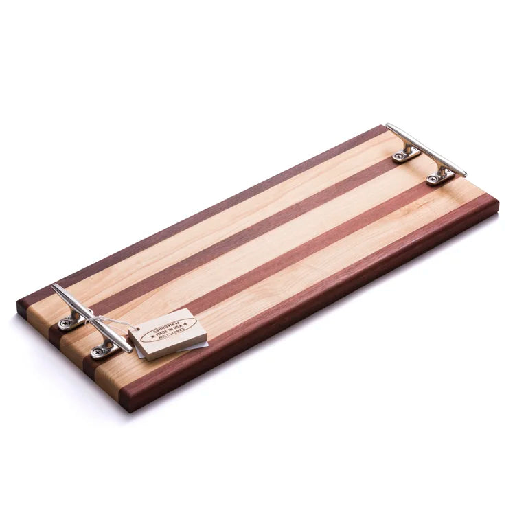 Nautical Cleat Serving Board Multi-Stripe
