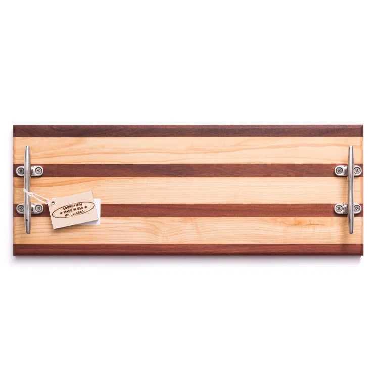 Nautical Cleat Serving Board Multi-Stripe