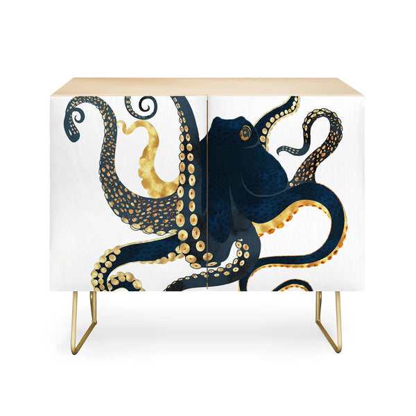 Metallic Octopus IV Credenza