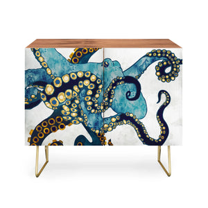 Metallic Octopus VI Credenza