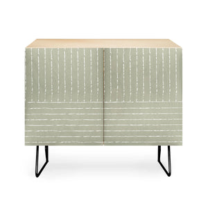 Lines Linen Sage Credenza