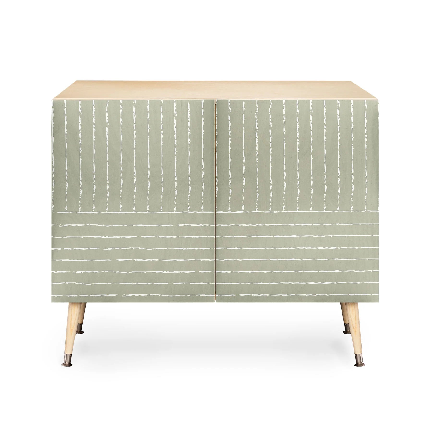 Lines Linen Sage Credenza