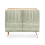 Lines Linen Sage Credenza