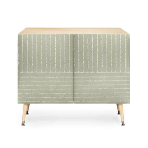 Lines Linen Sage Credenza