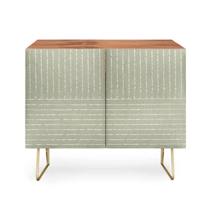 Lines Linen Sage Credenza