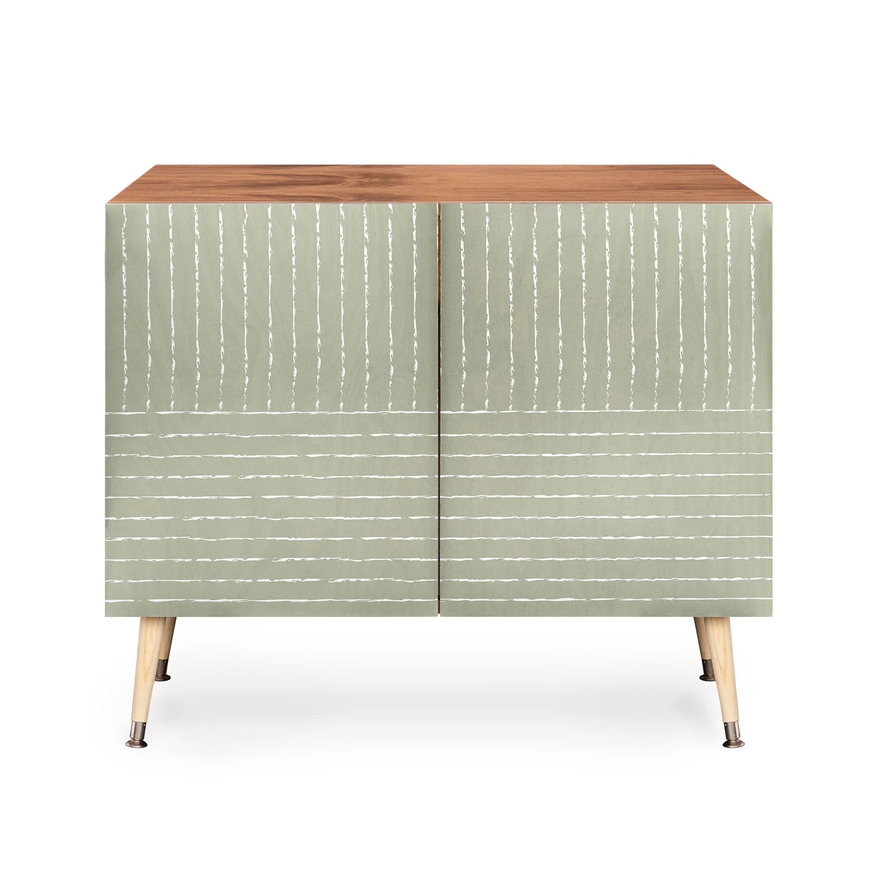 Lines Linen Sage Credenza
