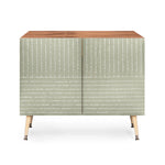 Lines Linen Sage Credenza