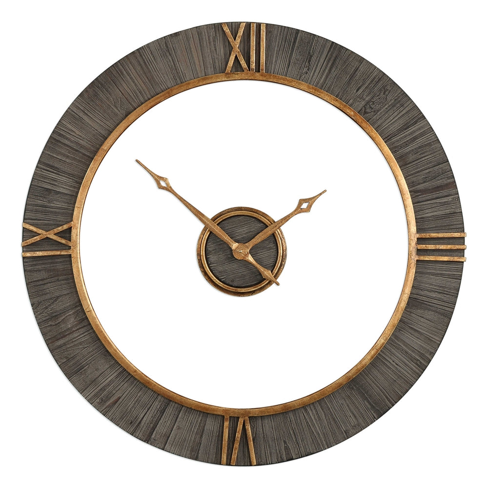Charcoal Alphonzo Clock 39" Dia.