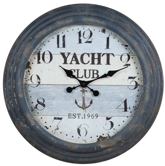 Rowland Yacht Club Wall Clock 24" Dia.