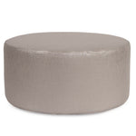 Glam Pewter Ottoman in 3 Sizes