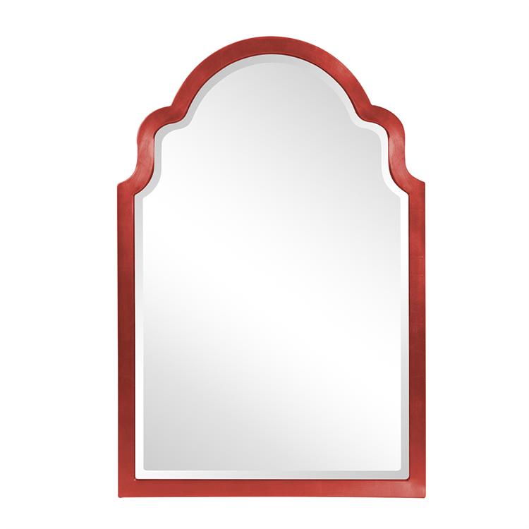 Sultan Mirror - Glossy Red 24" W x 36" H