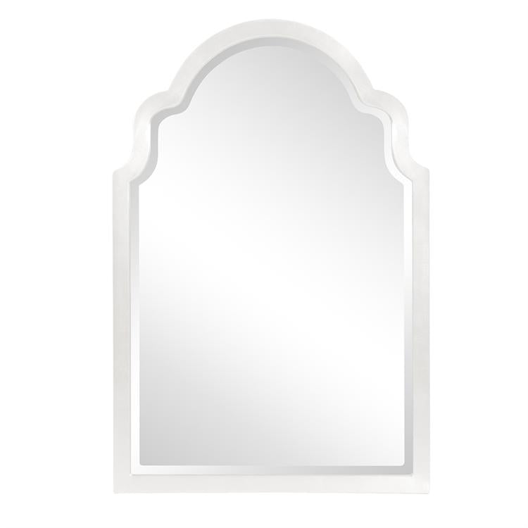Sultan Mirror - Glossy White 24" W x 36" H