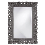 Barcelona Mirror- Glossy Charcoal 33" W x 45" H