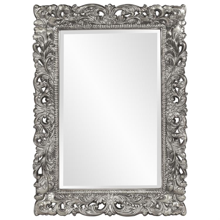Barcelona Mirror- Glossy Nickel 33" W x 45" H