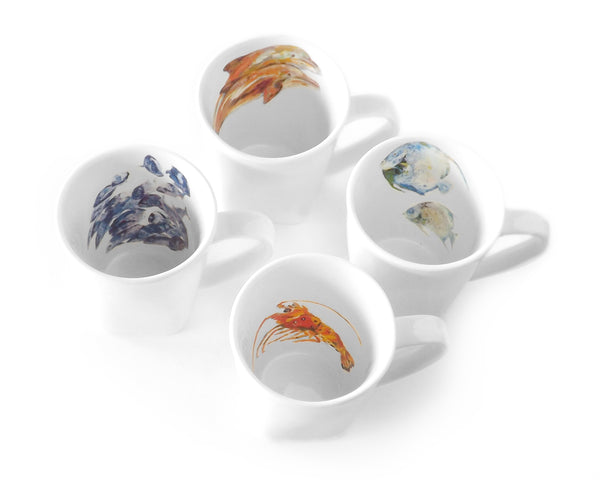 Sea Creature Mug Set by Kim Rody