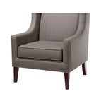 Classic Wing Back Chair - Grey