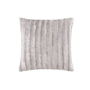Grey  Pillow 20 In. and Throw 50 in. x 60 in.